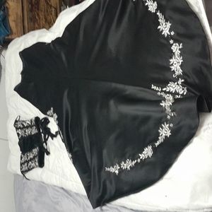 Black pageant dress